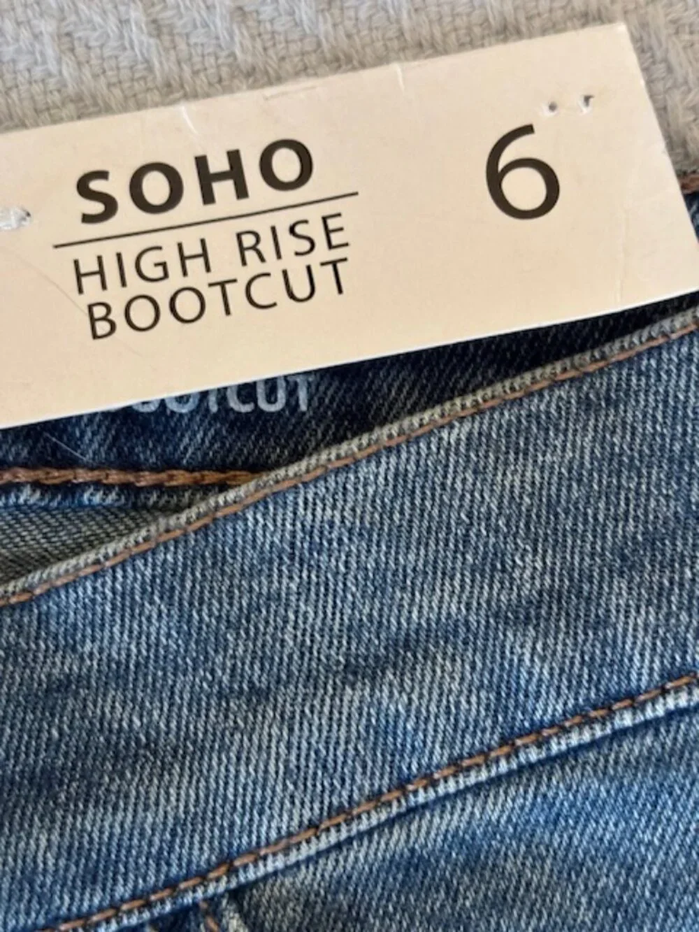 NWT Nicole Miller New York Soho High Rise Bootcut Jeans Women's Size 6 - Picture 5 of 11